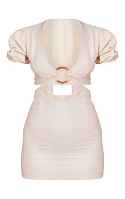 Stone Linen Ring Detail Cut Out Bodycon Dress -VelvetMuse Store 02a8a9624c6f76c21dcdee54bc68556eb5784090 cmw6476 6