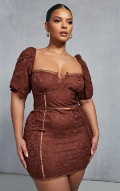 Plus Chocolate Lace Cup Detail Bodycon Dress 7 Plus Chocolate Lace Cup Detail Bodycon Dress -VelvetMuse Store 097fdbbe9e2c99990e0973bd55cc1e1a87899cc9 cnc7300 3