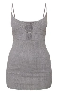 Khaki Ribbed Trim Detail Strappy Bodycon Dress -VelvetMuse Store 0e6e150f54b69cc6c5c0c6a8c121f84c2d087e4f cnd2258 5