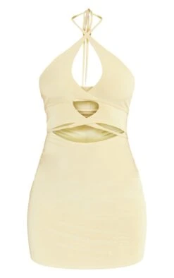 Sage Slinky Cross Strap Detail Halter Bodycon Dress -VelvetMuse Store 157f139fb6961b5b549b9a5bba19309c9bf6c650 cnd7711 5