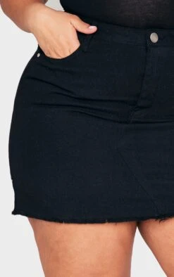 Plus Basic Black Denim Skirt -VelvetMuse Store 1a9bf79f33dae2760647aae00f8ce5aabb56f9ab cmq4649 5