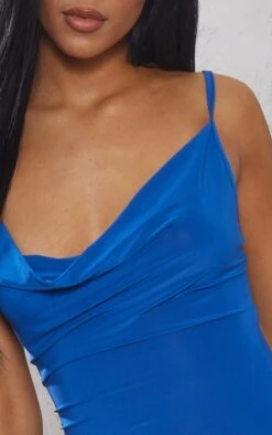 Tall Blue Slinky Cowl Neck Dress -VelvetMuse Store 1d5a54bb8106fa130fc2001c1df0c234196634e6 cmv9384 5