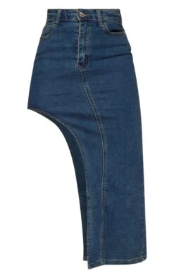 Shape Indigo Vintage Wash Denim Split Side Midaxi Skirt 9 Shape Indigo Vintage Wash Denim Split Side Midaxi Skirt -VelvetMuse Store 238408fec4ca4aa5a294eb6128f4ec37fd99d7ee cnd2506 5