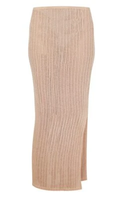 Stone Textured Soft Rib Low Rise Split Side Midaxi Skirt -VelvetMuse Store 26617ff5be1257ca14dd91aad809848e14ec101d cnd9898 5