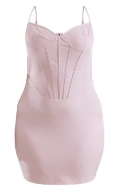 Plus Dusty Pink Strap Detail Bodycon Dress -VelvetMuse Store 2a6c08c6d3ab578f752d35697674b13430487ddf cnd4872 5