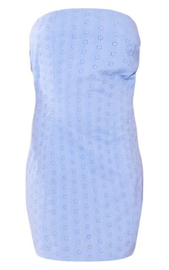 Blue Broderie Anglaise Bandeau Bodycon Dress -VelvetMuse Store 2bb6cc9713358df6ecd0c3802476730b2bcbd2bd cnd5894 5