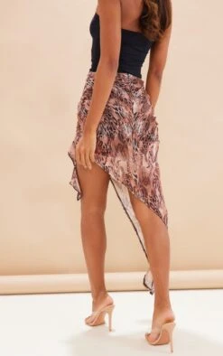 Brown Floral Print Uneven Hem Ruffle Skirt -VelvetMuse Store 2fd1f38a449552eb3d5ad0bef5ec19c4c60bbe41 cnd3712 3