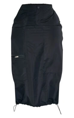 Plus Black Zip Up Detail Midi Skirt -VelvetMuse Store 3024c4f205b2ec765abd9c27f97a0afb7366197c cnd5089 5