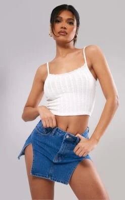 Mid Blue Wash Cut Out Hem Denim Mini Skirt -VelvetMuse Store 35715569d541cc572173b92f0c91fcb9df99b5fe cnc5715 4 3