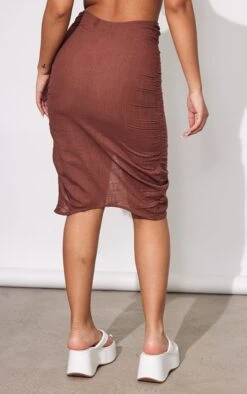 Petite Chocolate Linen Look Tassel Skirt -VelvetMuse Store 3a47dd9efe946cec0ed319272ae4f9707dd008fb cnd3116 3