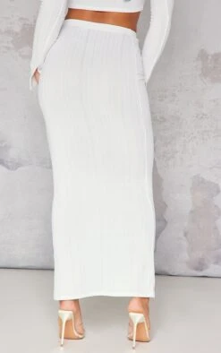 Cream Textured Rib Low Rise Midi Skirt -VelvetMuse Store 3df9cf20b642a92495b2604eedb0a3a792ab1ee3 cnb5487 3