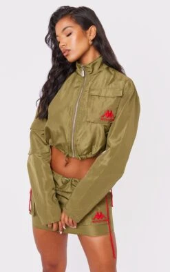 Kappa Khaki Nylon Cargo Micro Mini Skirt -VelvetMuse Store 3eb837dd5d61a21f13e6ae99e5a3d60f539e0f1e cnd8274 4