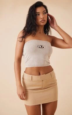 Camel Woven Asymmetric Waistband Basic Mini Skirt -VelvetMuse Store 3f22966dcac16ee583c65153acaac07260cd7a19 cnd6603 4