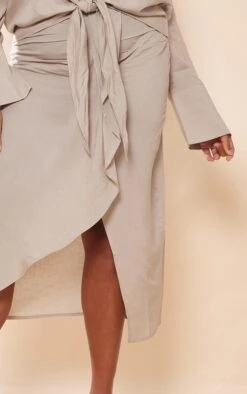 Plus Stone Linen Look Drape Front Midi Skirt 8 Plus Stone Linen Look Drape Front Midi Skirt -VelvetMuse Store 44f242e02cea1f05dfb9df7e451fbc979196ba9f cne0694 4