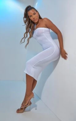 Basic White Bandeau Midaxi Dress -VelvetMuse Store 4affb276bf484358a35e7b86a1067aa4d21dfcd4 clv6849 4