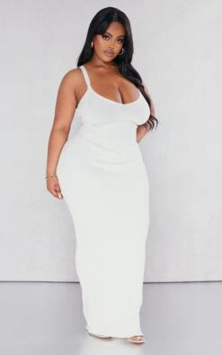 Plus Cream Maxi Knitted Dress -VelvetMuse Store 569cd12267ee3069da791256efdbb7cf7c0984e7 cnd2862 3