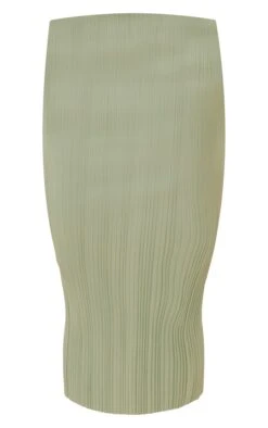Sage Green Plisse Midi Skirt -VelvetMuse Store 60927b52d334678146560353be7de239933474de cnd3708 5