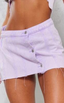 Washed Lilac Wrap Over Denim Micro Mini Skirt -VelvetMuse Store 61e229f45ad670527116f661e699a885f9e4dae2 cnc9784 5