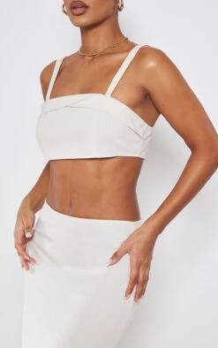 Cream Linen Look High Waist Midaxi Skirt -VelvetMuse Store 6a2cd33497b7353f9901abeeca40f08fbeac9ca4 cnd4656 4