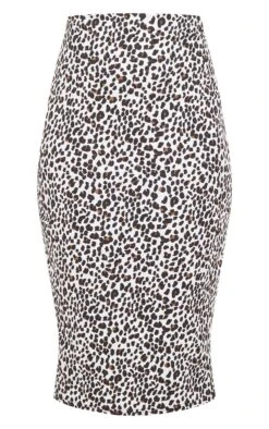 White Leopard Print Rib Midi Skirt -VelvetMuse Store 6a6ea636df8442cb7b2b91868493907fbfc7d95d cmh2528 3