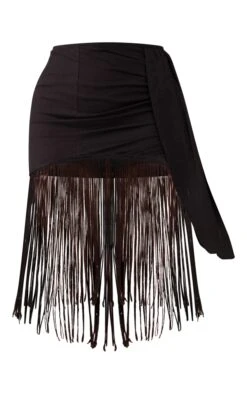 Black Linen Feel Fringe Asymmetric Skirt -VelvetMuse Store 6d4aa4e7dd6c350d20afc2c02ea885029d75df45 cnd8224 5