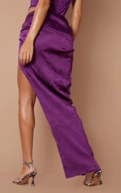 Purple Satin Ruched Side Midi Skirt 7 Purple Satin Ruched Side Midi Skirt -VelvetMuse Store 71b084aedca87fbd9bcc49e9767bb9fde696862d cna0678 3