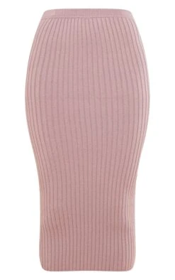 Mauve Knitted Midi Skirt -VelvetMuse Store 7d94086dc0b7f35ff1bd4f0a073afc604c08b4e1 cnc2779 6