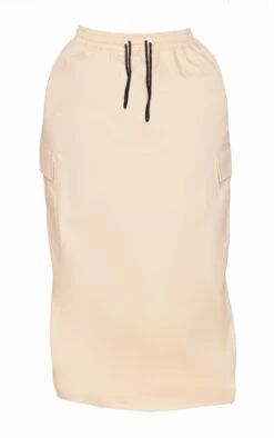 Plus Beige Twill Cargo Midaxi Skirt -VelvetMuse Store 8004eb77a225814abab89e87c3d74d28e999fc4d cnd2414 5