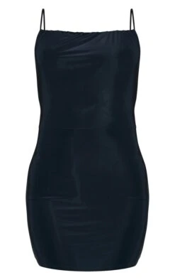 Black Slinky Ruched Strap Detail Bodycon Dress 9 Black Slinky Ruched Strap Detail Bodycon Dress -VelvetMuse Store 85e79afa050013eb25b96b3c8d281bcff6186bfe cnd2268 5
