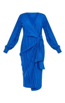 Bright Blue Plisse Long Sleeve Wrap Midi Dress -VelvetMuse Store 89d7775c732f3f3b94ae410bfc720447c135bd86 cnb3629 5