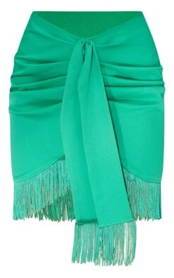 Bright Green Woven Tassel Wrap Skirt -VelvetMuse Store 8bba21aa0adb1b511ca8e490611d86c6b7caae43 cmt6321 6