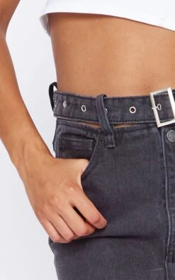 Washed Black Cut Out Buckle Waist Denim Midi Skirt -VelvetMuse Store 8dd25f550f244d34a8346870c56fb17e92232228 cnd1892 4