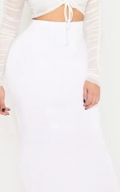Shape White Slinky Midaxi Skirt -VelvetMuse Store 90b4d1a35801a9f15af5ba8616fd33613e3b893a cmb4996 5