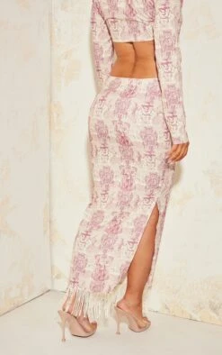 Rose Renaissance Print Tassel Hem Midaxi Skirt -VelvetMuse Store 95b17ef20fd5a6167e3aa95ddbeba07ac1b97b58 cnd7016 3