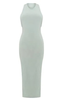 Sage Slinky Extreme Racer Back Midaxi Dress -VelvetMuse Store 95e0b92f51ebb8e6833da22a0d4f5f77ef5d5585 cne1455 5