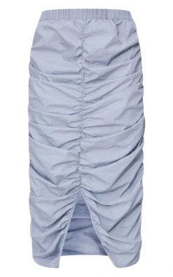 Light Grey Shell Ruched Cargo Midi Skirt -VelvetMuse Store 99a6313b08cb9d0a921b1ac5bf9632472ab2b823 cnd3703 5