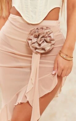 Stone Mesh Rosette Trim Ruffle Detail Midi Skirt -VelvetMuse Store 9aa7b0a7ffd009bbc13403b660470a7b4d30a5df cne4631 4