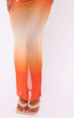 Multi Ombre Print Mesh Strappy Midaxi Dress -VelvetMuse Store 9e7536cf0be4aecec7bffae25851d9cb6ae1e144 cne2715 4