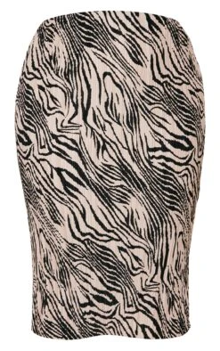 Plus Black Zebra Print Plisse Printed Midi Skirt -VelvetMuse Store a2f8c34c2f1a1e27597a4d34f436ef182a2bc851 cne5093 5