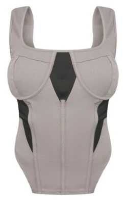 Charcoal Cargo Contrast Panel Lace Up Corset Top 9 Charcoal Cargo Contrast Panel Lace Up Corset Top -VelvetMuse Store a40452ad883aaa762748b95aa47fb9222c8e3832 cnc6715 5