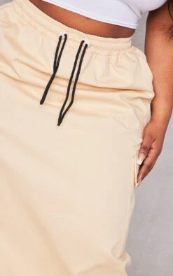 Plus Beige Twill Cargo Midaxi Skirt -VelvetMuse Store a9e4a9f2a76338f8627a270d07532a8ad2dee9e3 cnd2414 4
