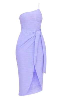 Purple Textured Strappy One Shoulder Wrap Midi Dress -VelvetMuse Store af50b81c1952b027397b011ddd9060680580ef47 cmy8609 6