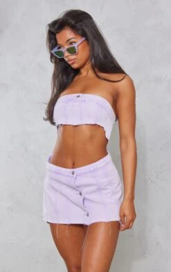 Washed Lilac Wrap Over Denim Micro Mini Skirt -VelvetMuse Store b189ca69b2b88192c82199583271f84a201fb7d2 cnc9784 4