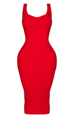 Shape Red Cup Detail Strappy Midi Dress -VelvetMuse Store b322af99735dcb4bd20adde44786322aec43fc21 cmg6519 3