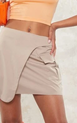 Stone Woven Wrap Front Cargo Mini Skirt -VelvetMuse Store c1c5b72abac2a52e218cb988725ceb81d3634102 cnd6612 5