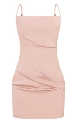 Blush Satin Cowl Hip Cut Out Bodycon Dress -VelvetMuse Store d434425bb04fc47d6ba3bb2179e8d7ad6859d051 cnd2205 5