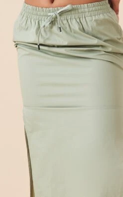 Sage Khaki Cotton Poplin Split Side Drawstring Waist Midaxi Skirt 8 Sage Khaki Cotton Poplin Split Side Drawstring Waist Midaxi Skirt -VelvetMuse Store d484a9e18ac38c4701ae55ac08e6732e5981aff6 cnd1073 4