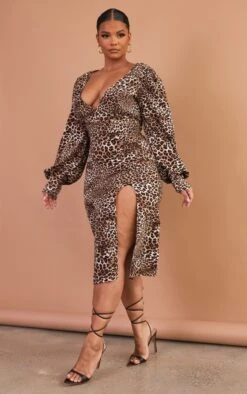 Plus Leopard Plunge Side Split Midi Dress -VelvetMuse Store d4eec0ac3c20527ed24d80dd291ff6e26c5f619d cmw2874 4