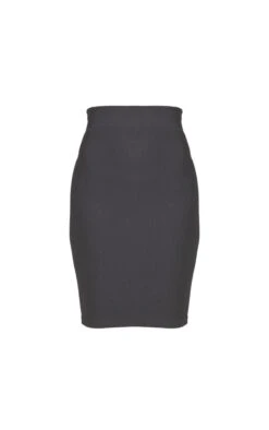 Basic Black Structured Snatched Rib Midi Skirt -VelvetMuse Store d650c27ebcd5ef8f13b5f9d7d5b060504009a690 cmp2715 6