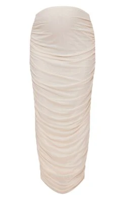 Maternity Stone Mesh Ruched Midaxi Skirt -VelvetMuse Store dd8224fc5b729ba53f4933de3c8a21eb7b2a07ba cnd0078 5